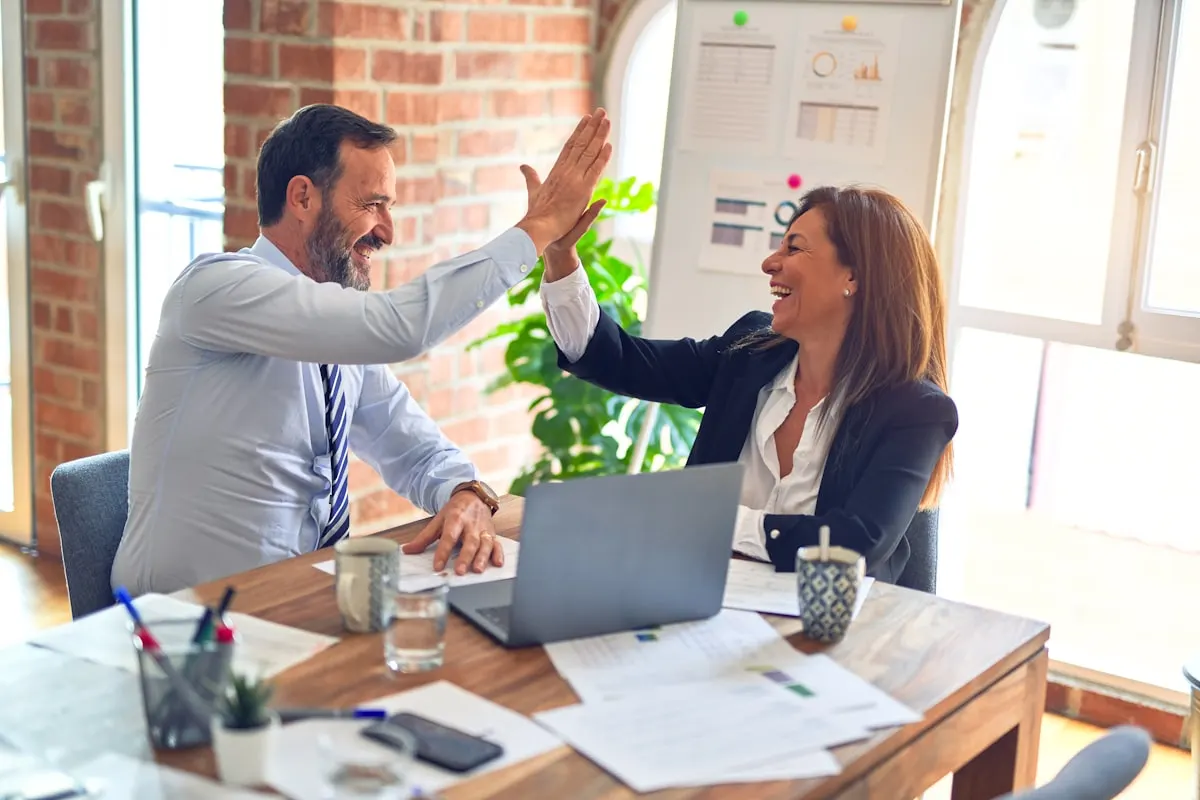 Réunion commerciale B2B